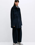 CORDERA - CORDUROY BAGGY PANTS - NAVY - FW24