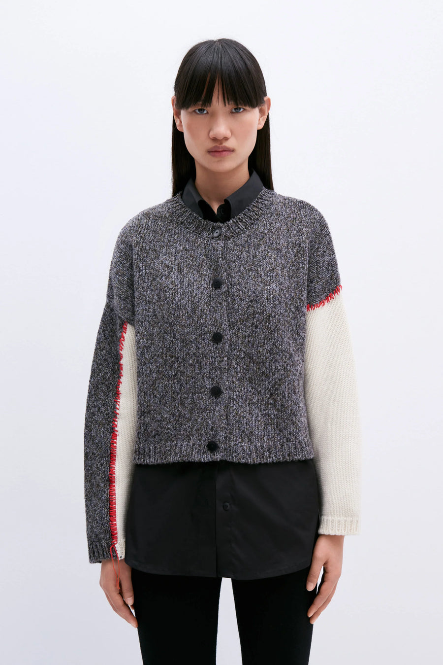 CORDERA - SEWN CARDIGAN IN MERINO WOOL - FW24