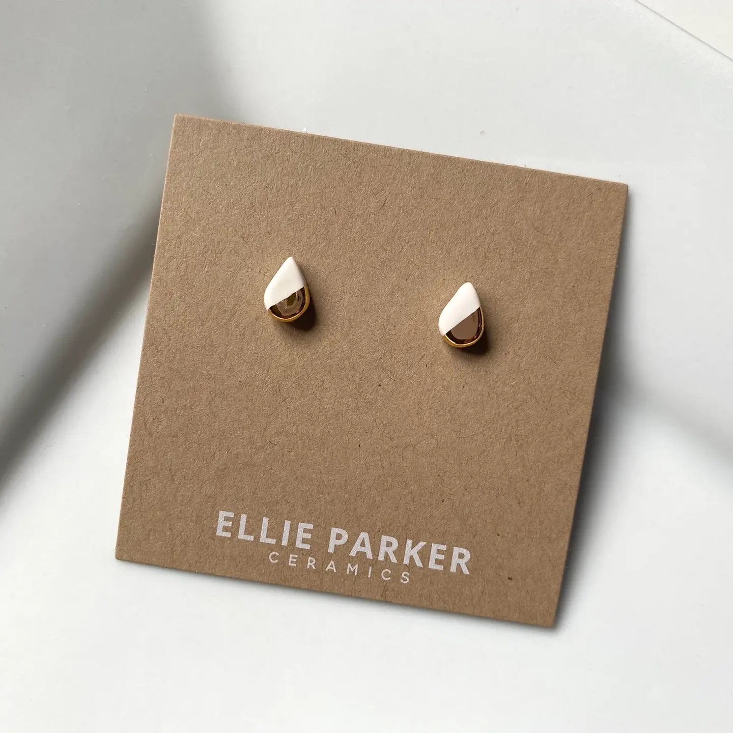 ELLIE PARKER CERAMICS - BOUCLES D&#39;OREILLE LARME EN CÉRAMIQUE