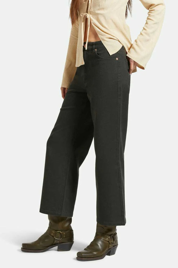 BRIXTON - MARGO CROP PANTS - BLACK - FW24