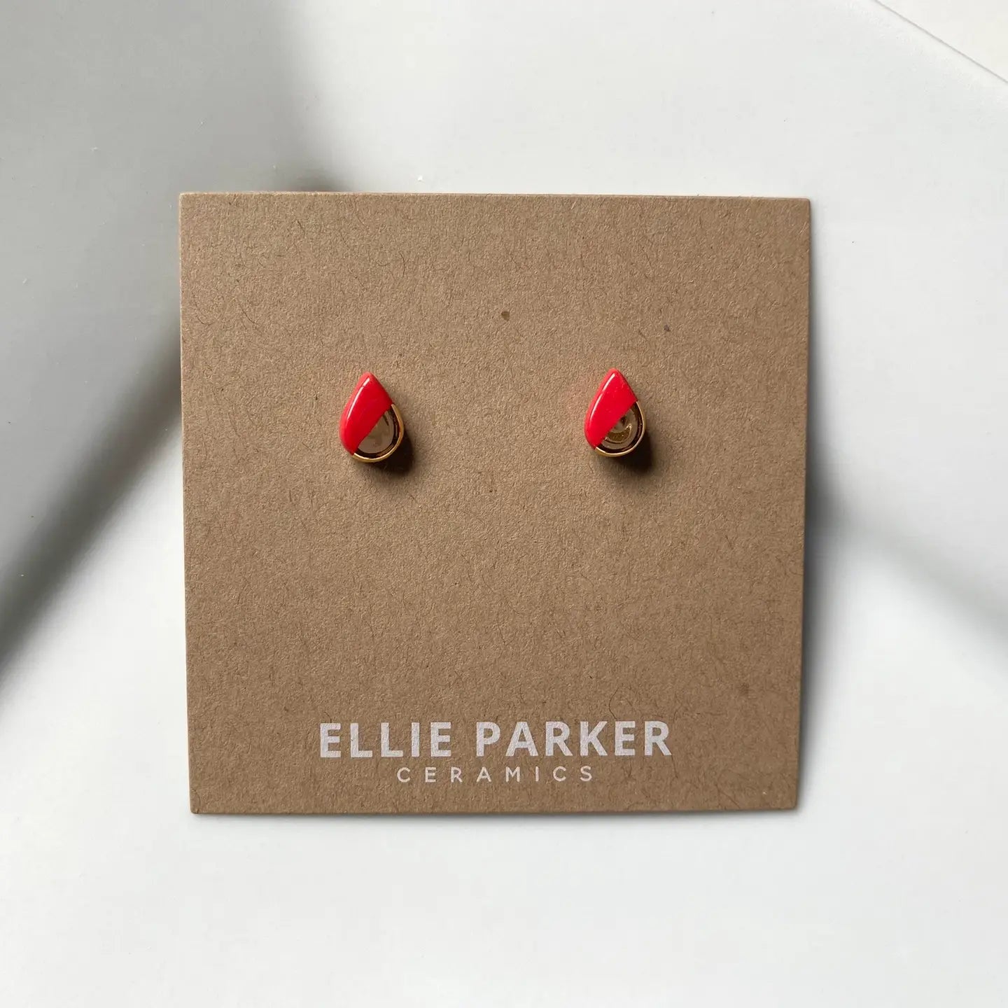 ELLIE PARKER CERAMICS - BOUCLES D&#39;OREILLE LARME EN CÉRAMIQUE