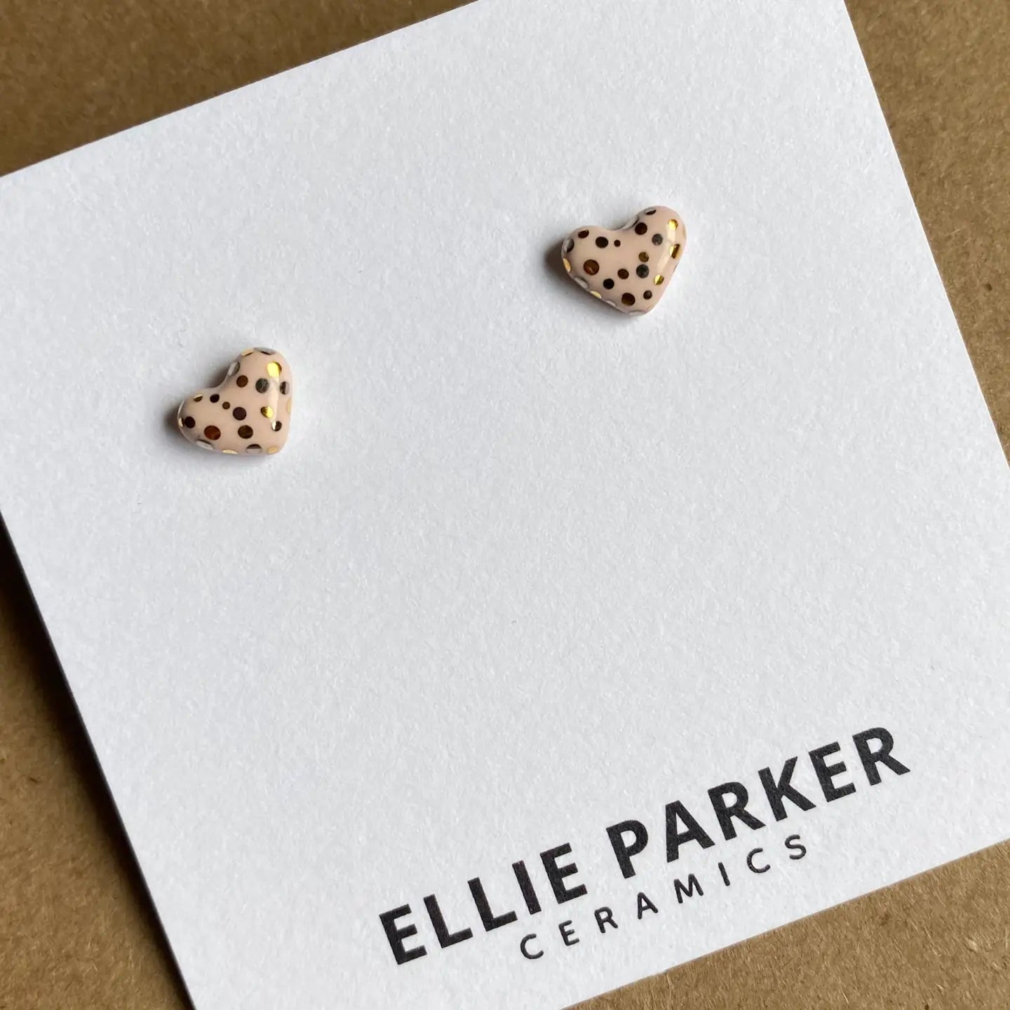 ELLIE PARKER - POLKA DOT EARRINGS - HEARTS