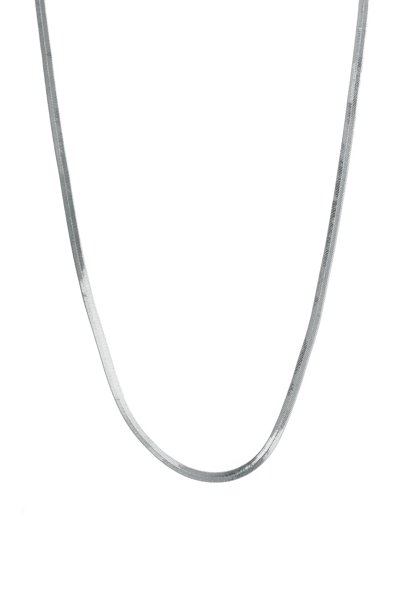 LISBETH JEWELRY - HERRINGBONE NECKLACE - STERLING SILVER