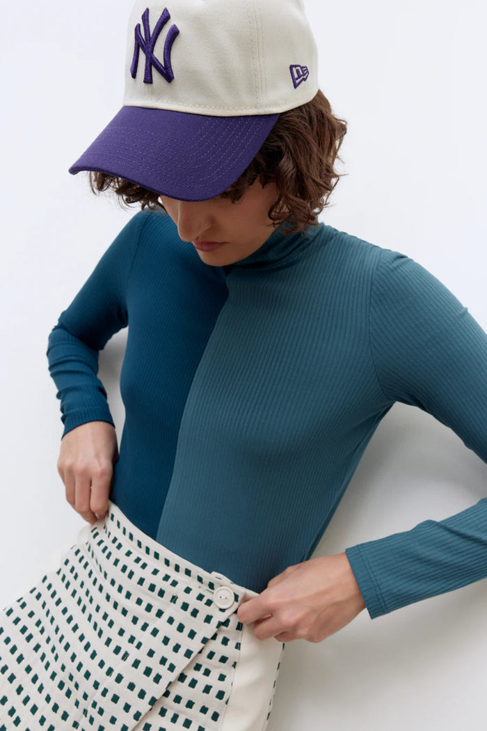 EVE GRAVEL - HOOD TOP - EMERALD SPIRULINA - FW24