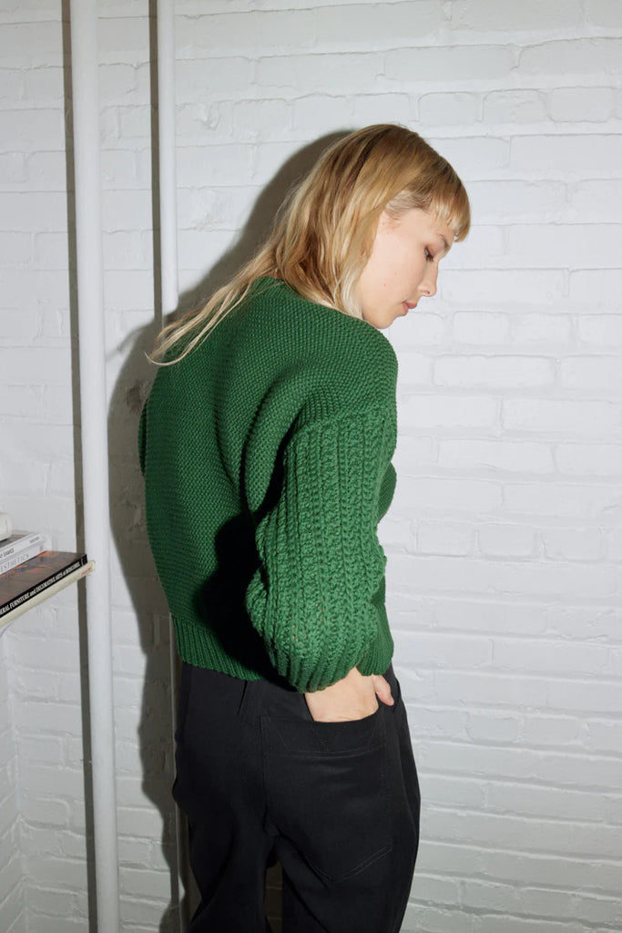 EVE GRAVEL - TRICOT INAS - VERT - AH24