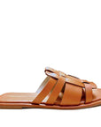 INTENTIONALLY BLANK - BRAXTON SANDAL - CARAMEL - SS24