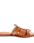 INTENTIONALLY BLANK - BRAXTON SANDAL - CARAMEL - SS24