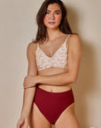 JUNE SWIMWEAR - BONNIE BIKINY TOP- CREAMY - SS24