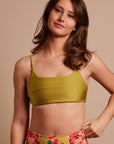 JUNE SWIMWEAR - FRANKIE TOP - PEAR - SU23