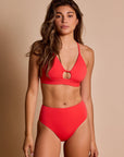 JUNE SWIMWEAR - OPHELIA BOTTOM - FLAME - SP25