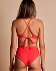 JUNE SWIMWEAR - OPHELIA BOTTOM - FLAME - SP25