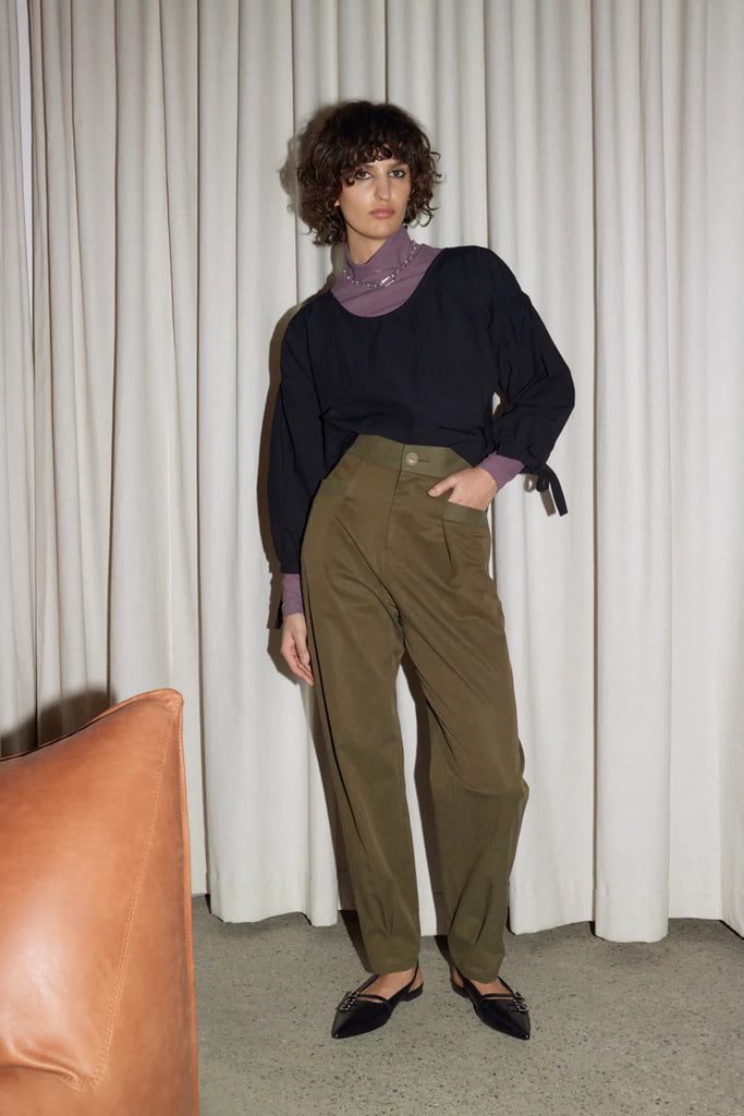 EVE GRAVEL - OSORNO PANTS - KHAKI - FW24