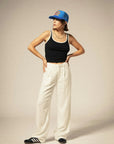 BRIXTON - LUDLOW PANTS - OFF-WHITE - SS25