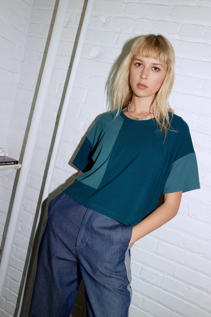 EVE GRAVEL - SANFORD T-SHIRT - EMERALD GREEN- FW24