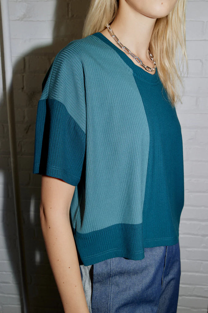 EVE GRAVEL - SANFORD T-SHIRT - EMERALD GREEN- FW24