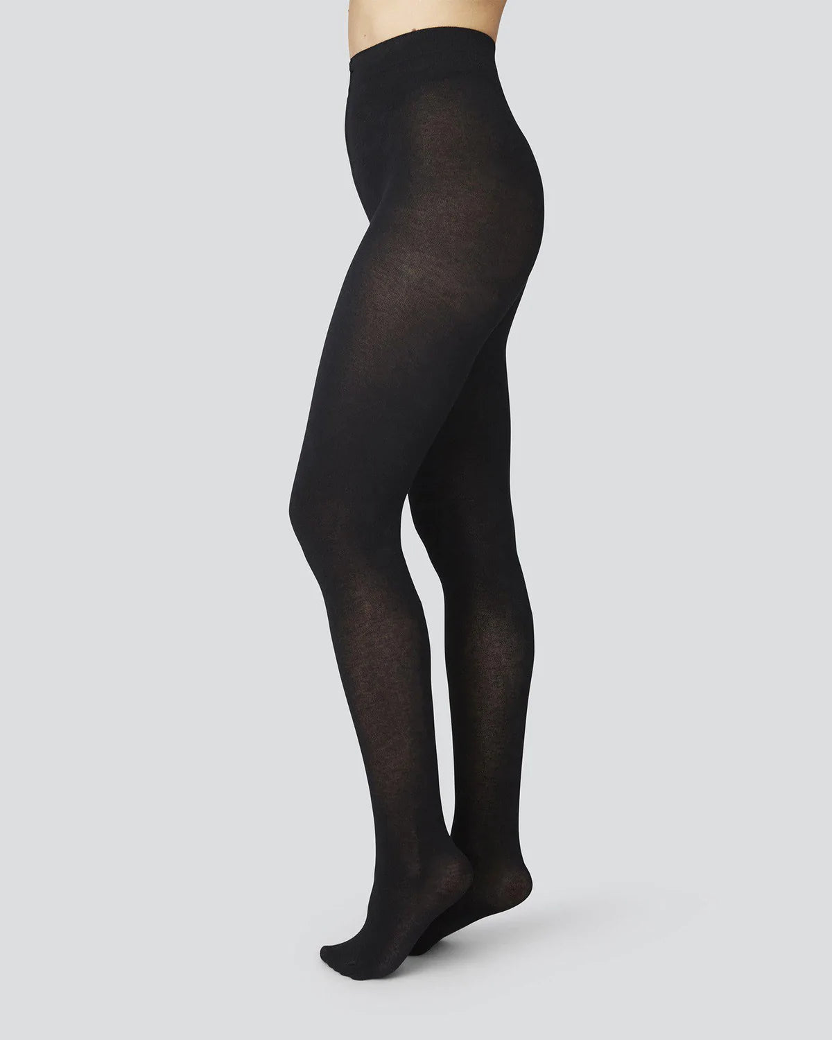 SWEDISH STOCKINGS - COLLANT ALICE - CASHMERE NOIR