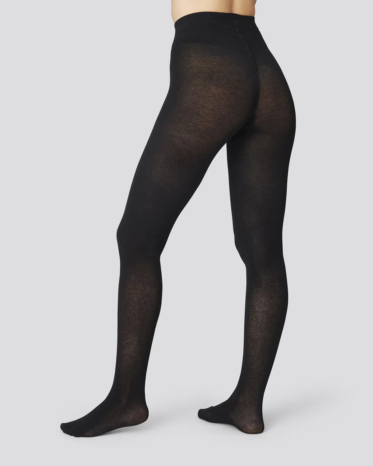 SWEDISH STOCKINGS - COLLANT ALICE - CASHMERE NOIR