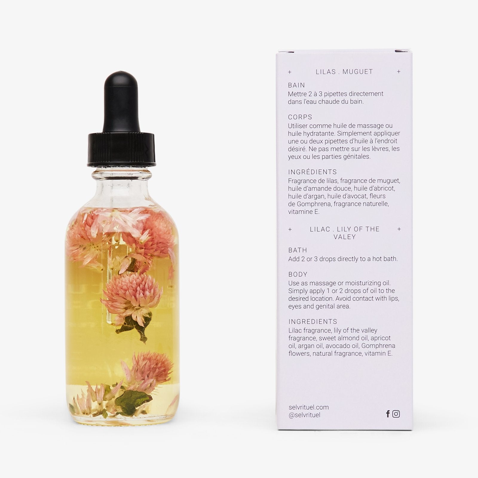 SELV RITUEL - BOTANIC OIL BATH &amp; BODY - BLOMST RITUAL