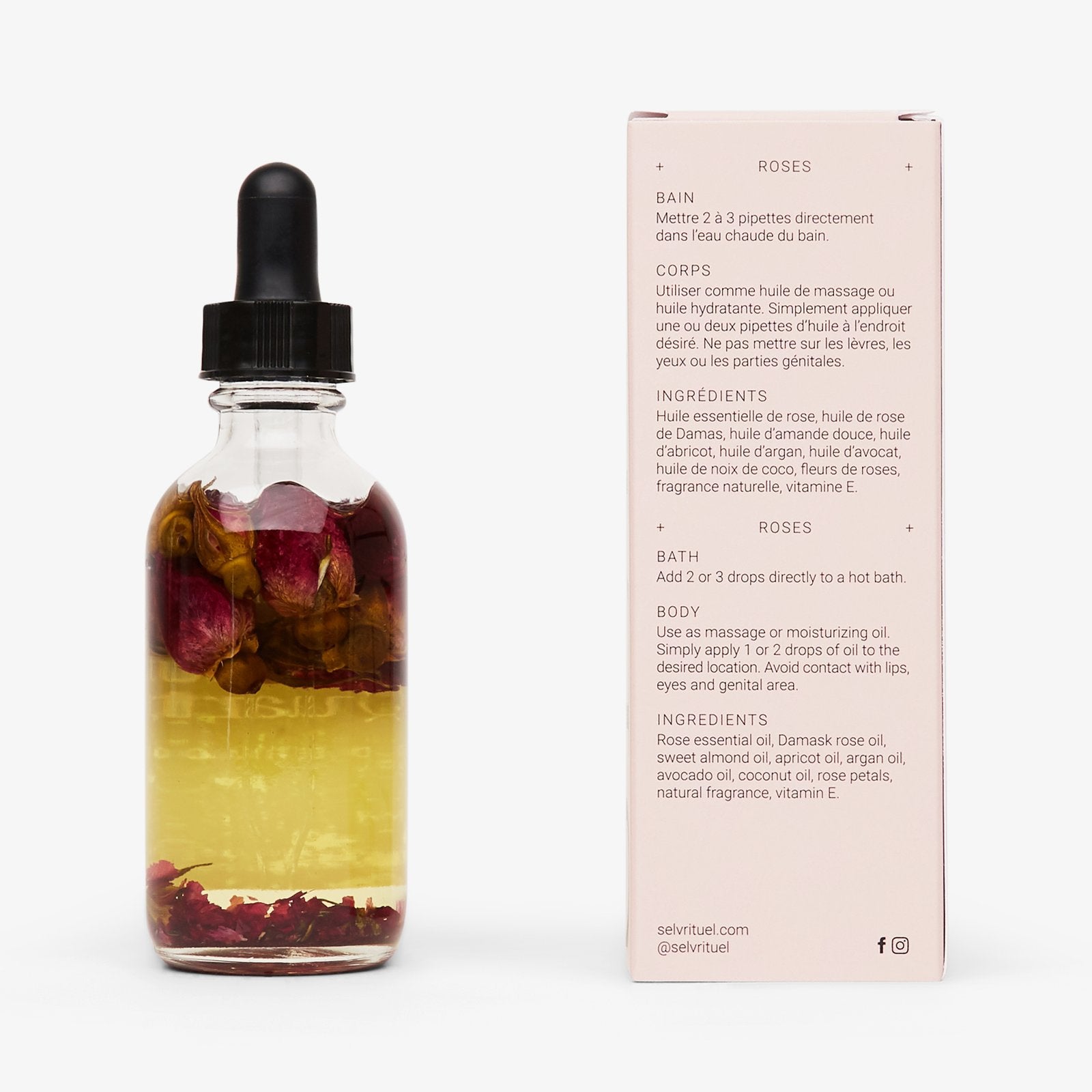 SELV RITUEL - BOTANIC OIL BATH &amp; BODY - QUATZ RITUAL