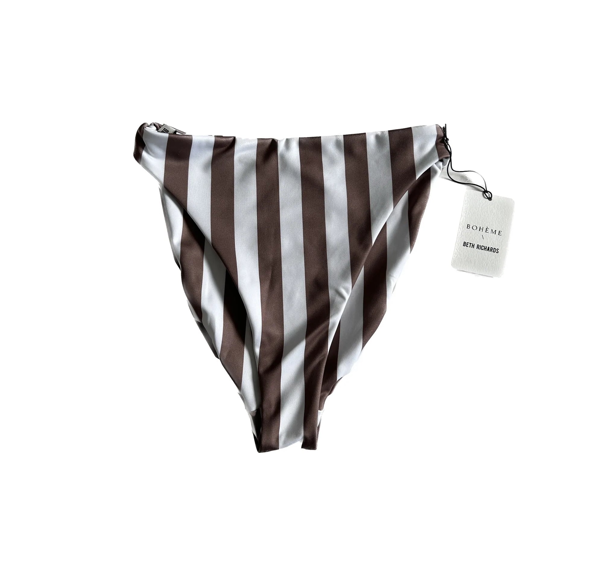 BETH RICHARD X BOHEME - HIGH WAIST BOTTOM - TAN STRIPE