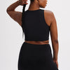 GIRLFRIEND COLLECTIVE - SCOOP TANK LUXE BELLA - BLACK – Boutique