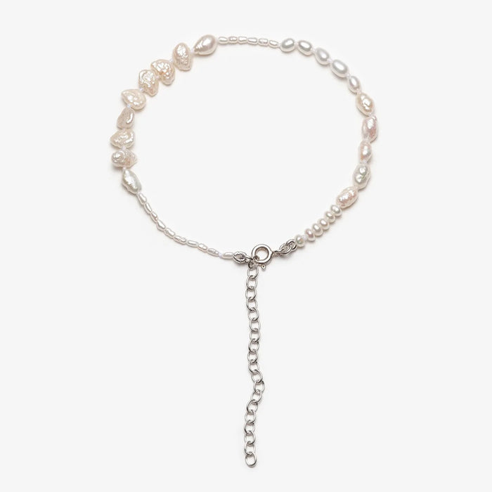 PILAR AGUECI - WILLOW BRACELET - WHITE KESHI PEARL